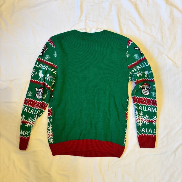 Ugly Christmas Sweater – “Fa La La Llama” Holiday Knit – Men’s Medium - Picture 4 of 4